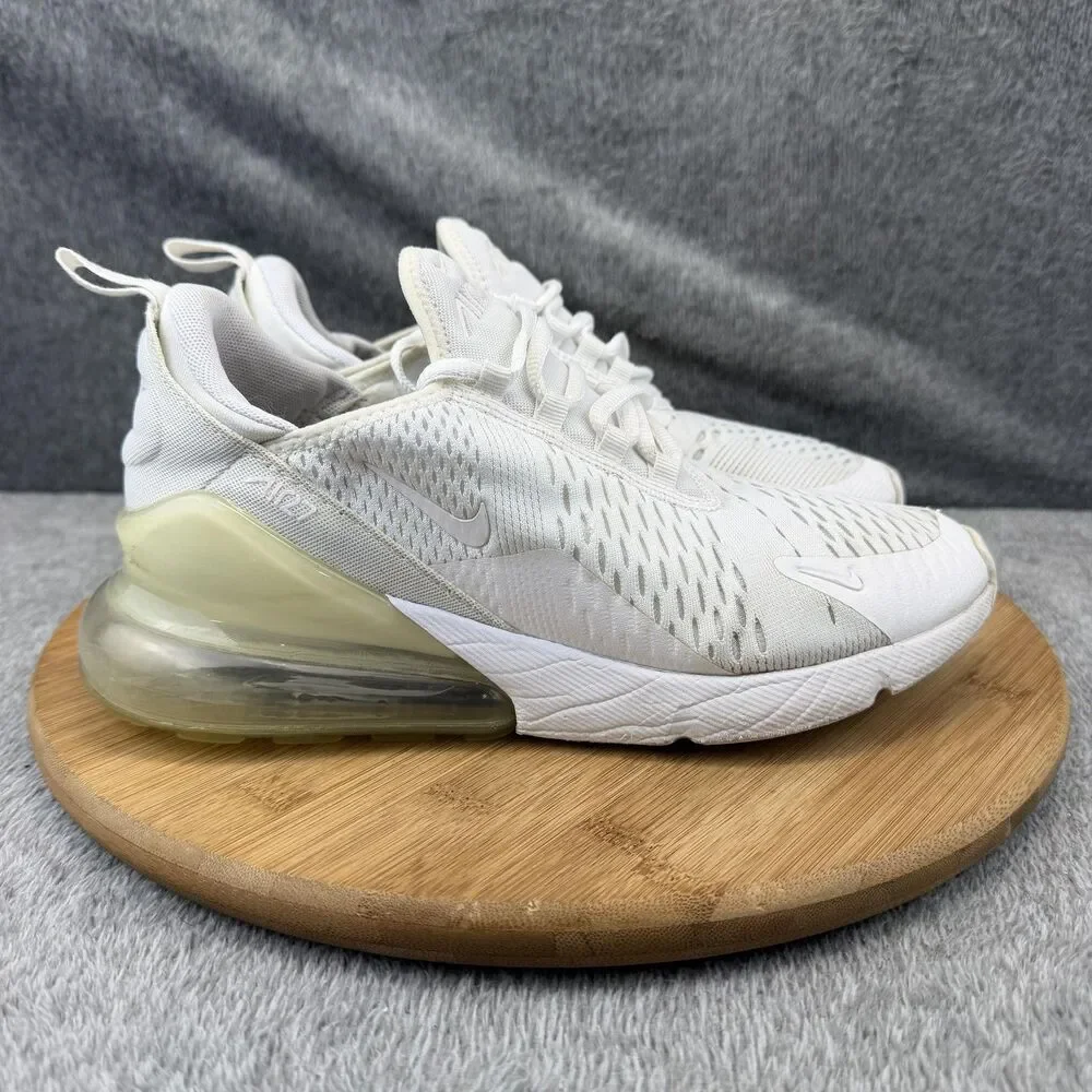 Nike Air Max 270 Shoes Boys Size 6.5Y White Running Sneakers 943345-103